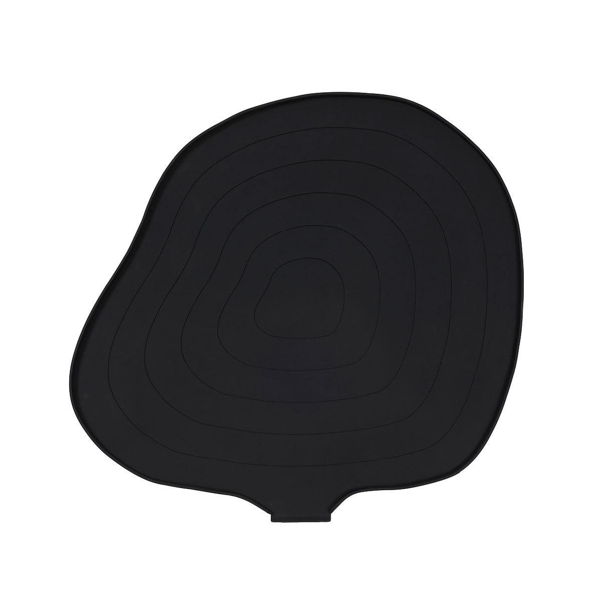 Mio Alzatina per stoviglie in silicone nero 0