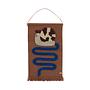 Sally Snail On The Way Wall Hanging Wool Blue 0