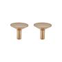 2x Rina Haken Messing Kupfer 0