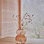 Lasi Vase Klein Glas Taupe 1