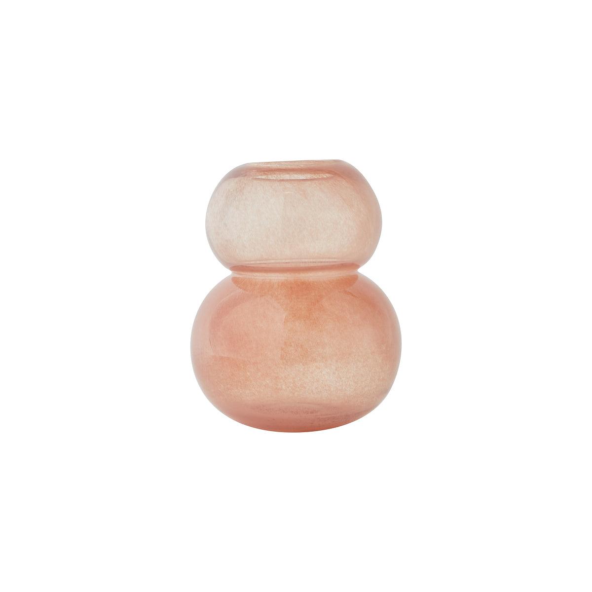 Lasi Vase Klein Glas Taupe 0