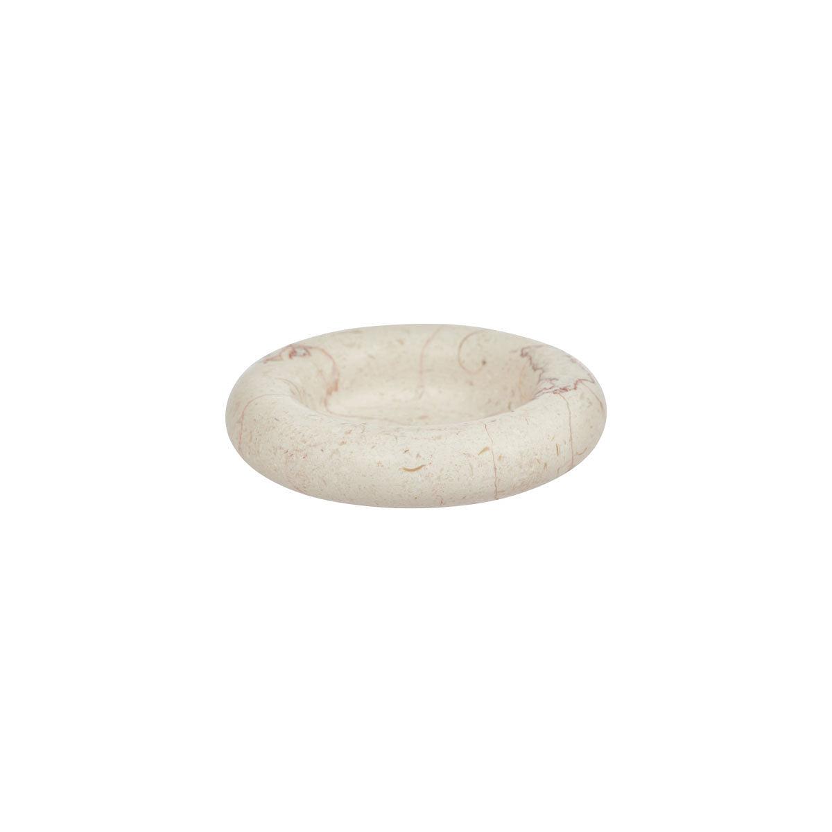 Savi Kerzenständer Groß Marmor Beige 0