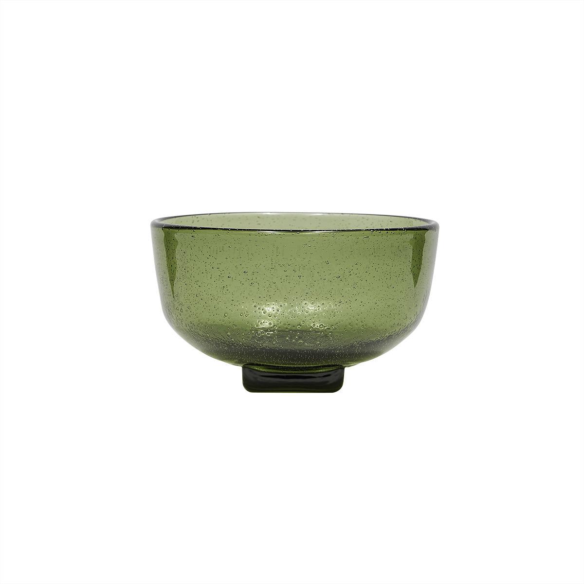 Kuki Schale Klein Glas Grün 0