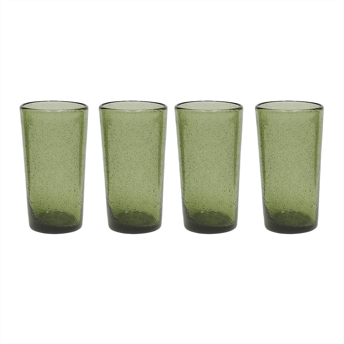 4x Kuki Highball Glas Grün 0