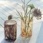 Jali Hurricane Vase Glas Braun 1