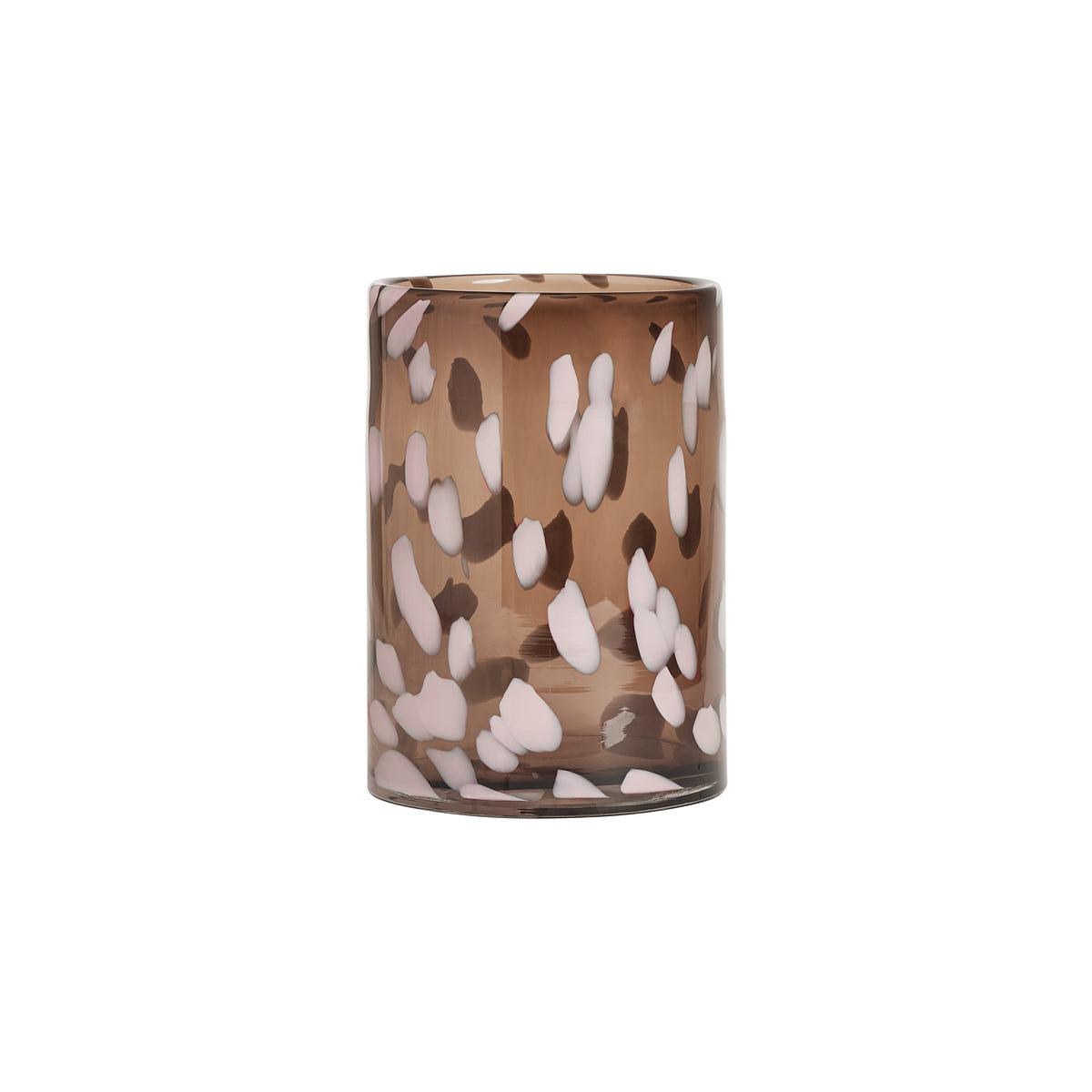 Jali Hurricane Vase Glas Braun 0