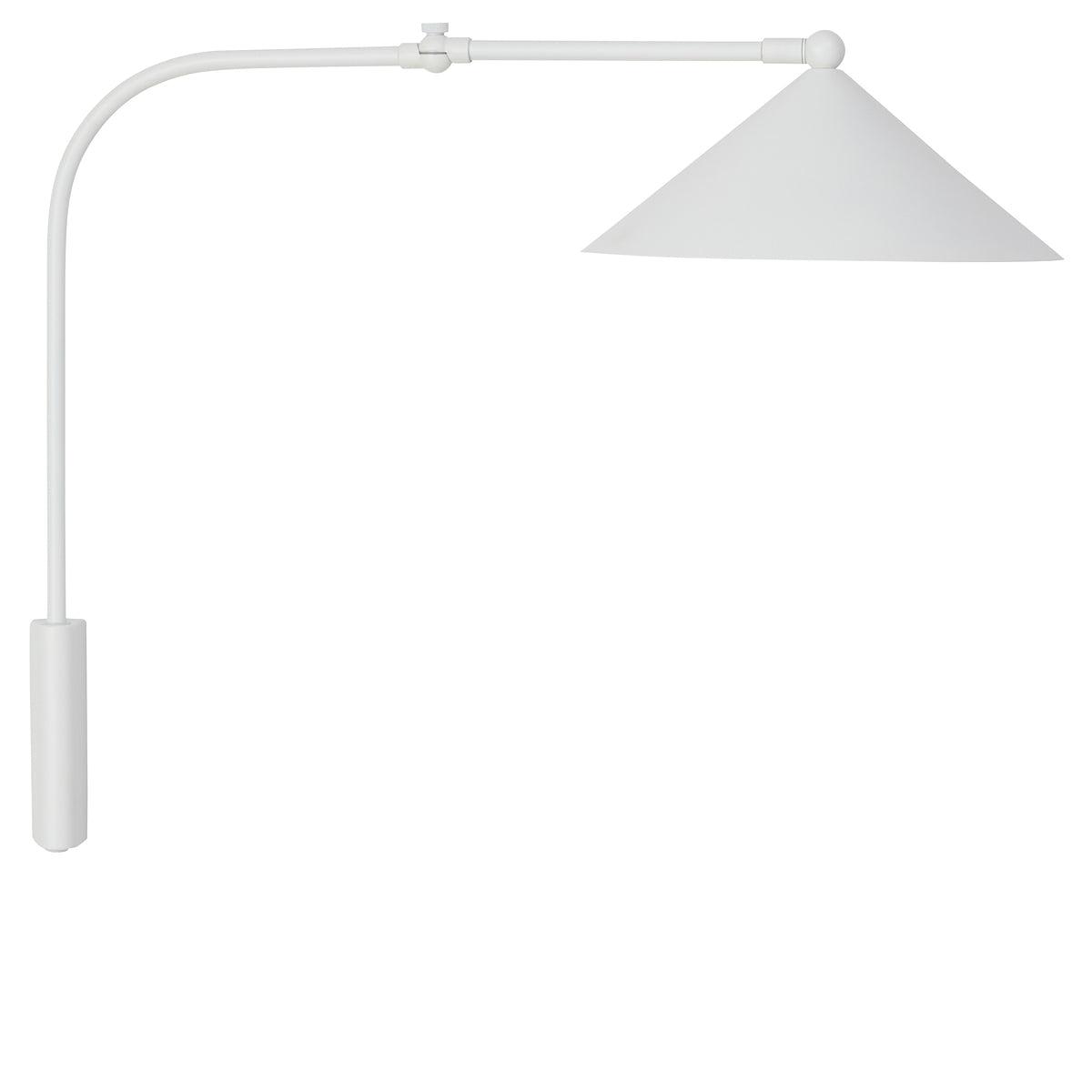 Kasa Wandleuchte Metall Weiß 0