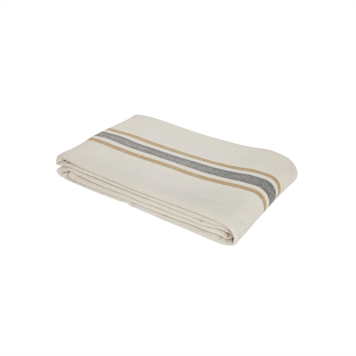 Linu Tischdecke Bio-Baumwolle Creme 260x140 cm 0