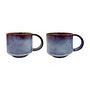 2x Tazza Yuka Terracotta Blu 0