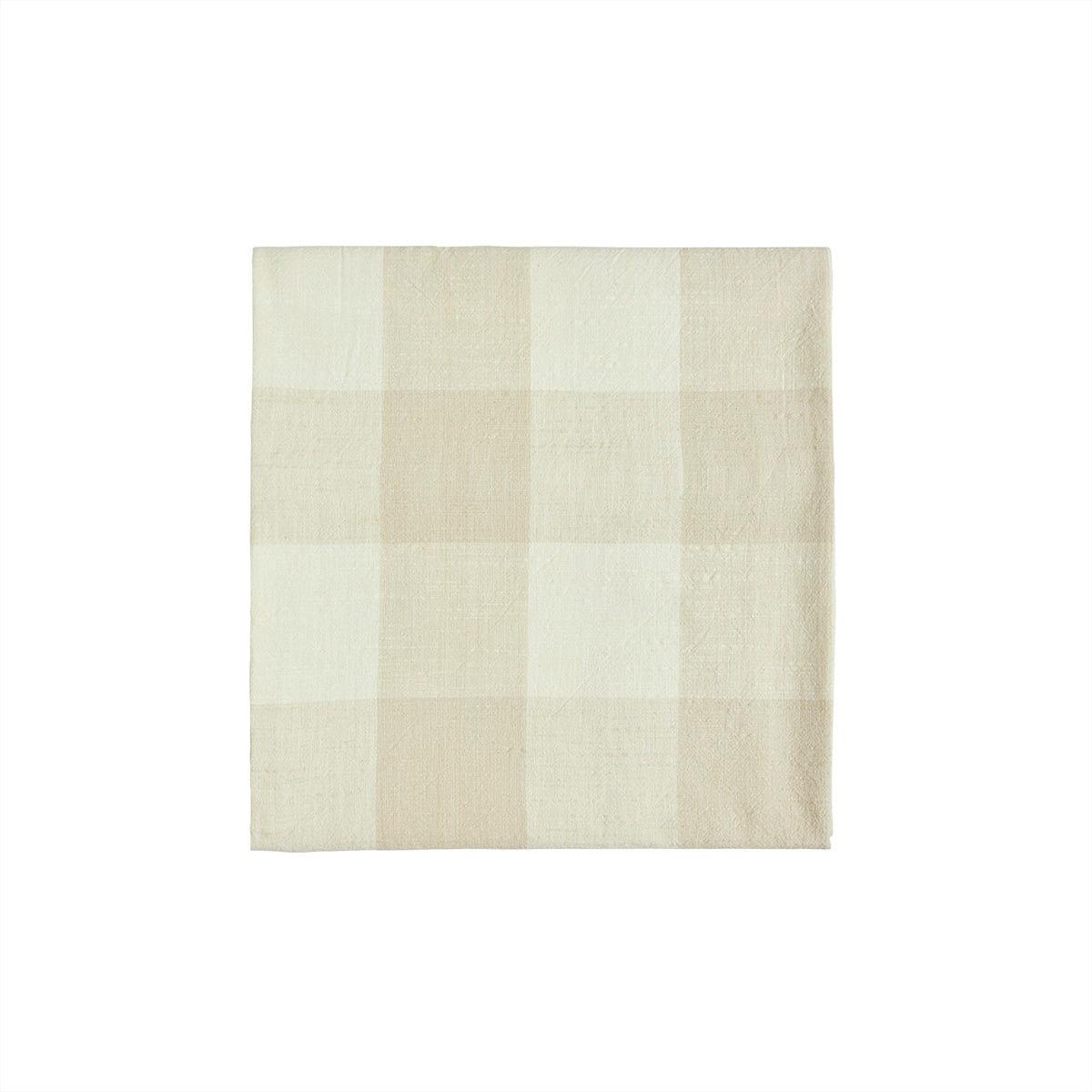 Schach Tischdecke Bio-Baumwolle Clay 200x140 cm 0