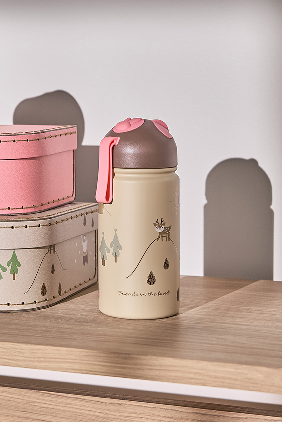 Friends in the Forest Flache Beige 360ml 2