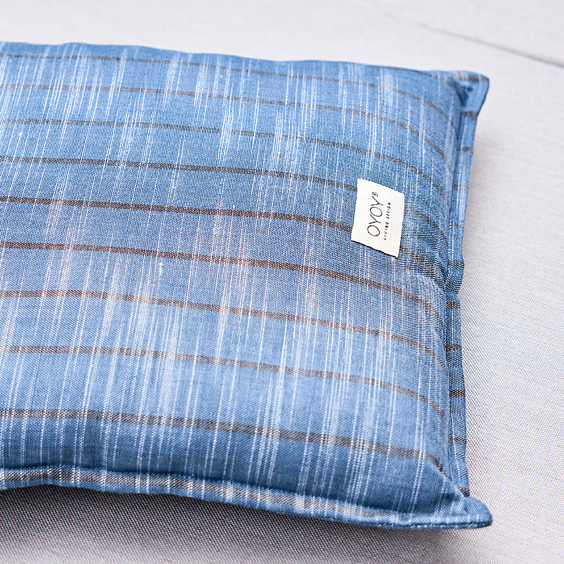 Kyoto Outdoor-Kissen Textil Blau 3