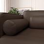 Kissen ONDA 2er-Set Echtleder Omara: Braun 2