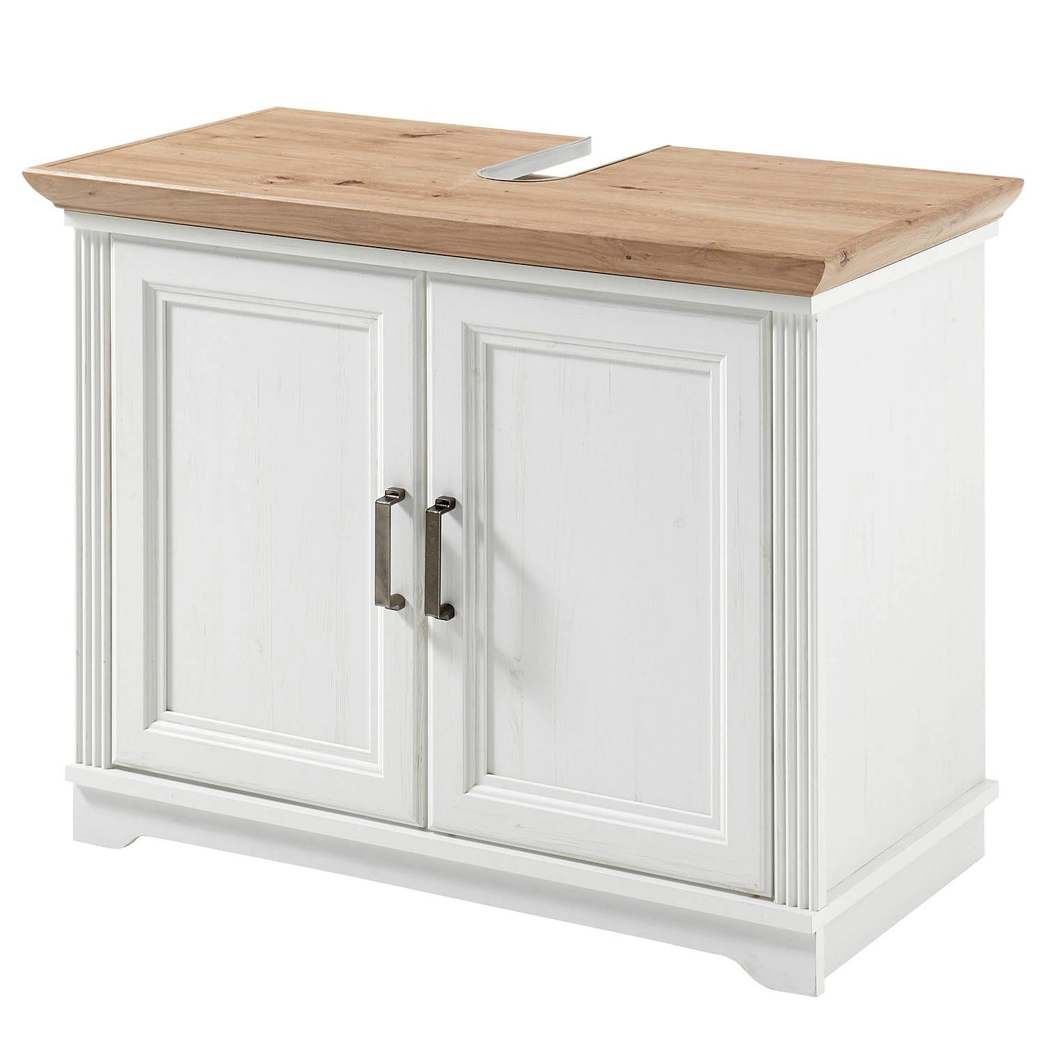 Vanity Unit Jasmund Pine White Decor 0
