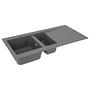 Küchenspüle Denver 2 Becken Grau 0