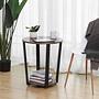 Beistelltisch Hexton Braun / Schwarz 2