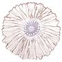 Schale Mariko Pink Farbglas 31 x 8 x 31 cm 4