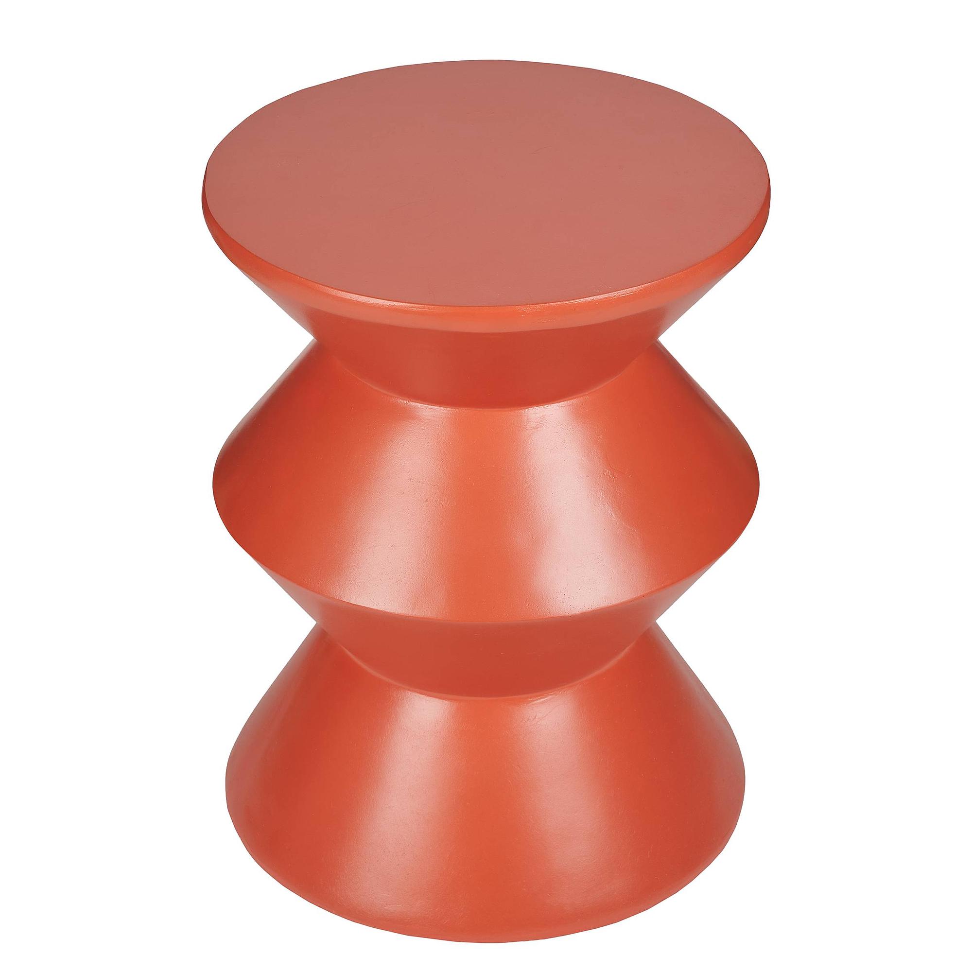 Beistelltisch PIECES MGO, Keramik Rot 2