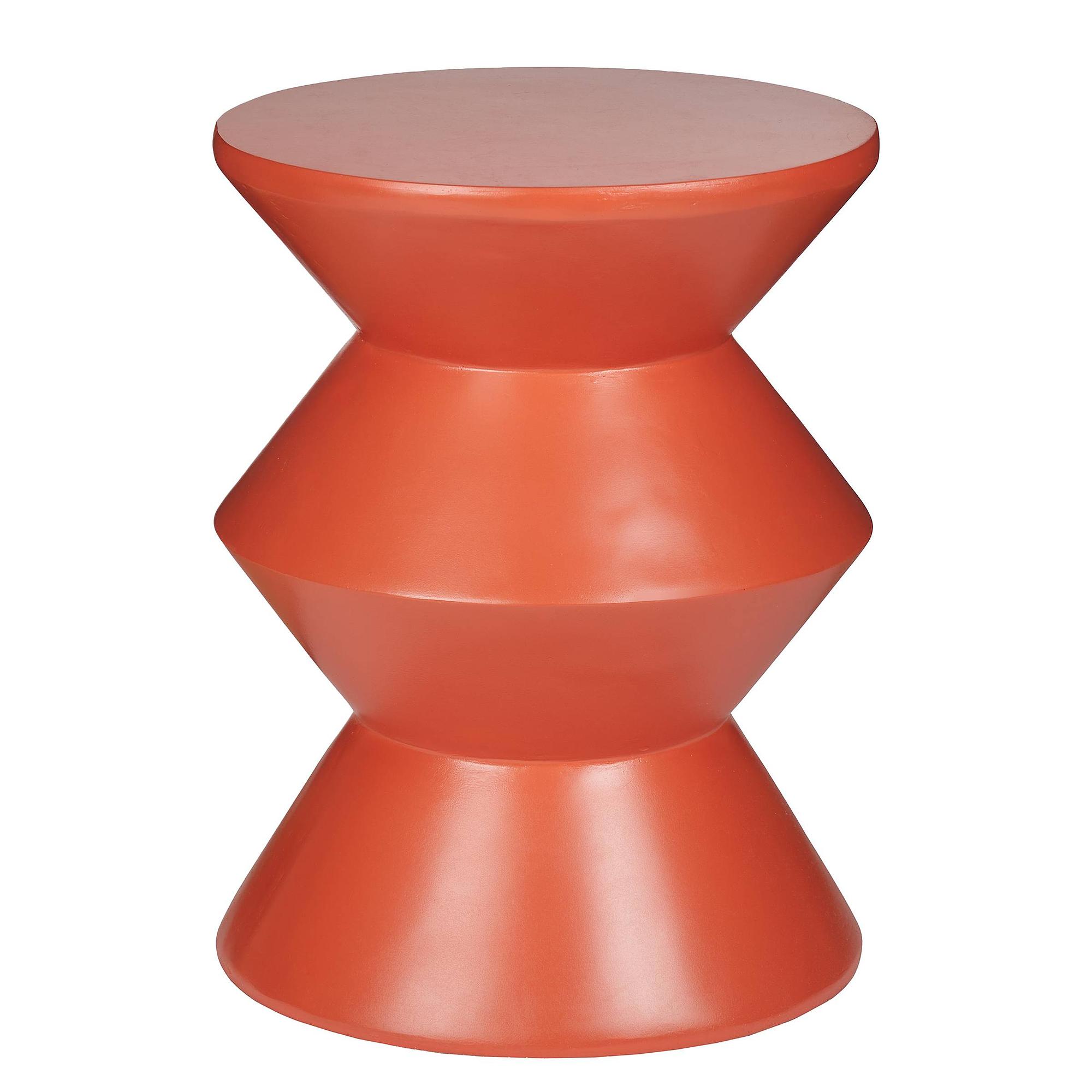 Beistelltisch PIECES MGO, Keramik Rot 1