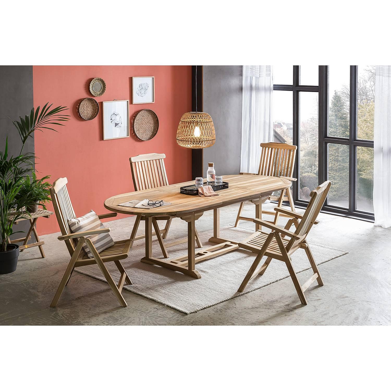 Klappstuhl San Pedro Teakholz Natur 3