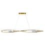 LED-Pendelleuchte Krone Typ B Kristallglas / Mischmetall 1