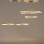 LED-Pendelleuchte Krone Typ B Kristallglas / Mischmetall 2