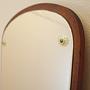 Mirror in wooden frame 1980s 5