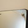Mirror in wooden frame 1970s 6