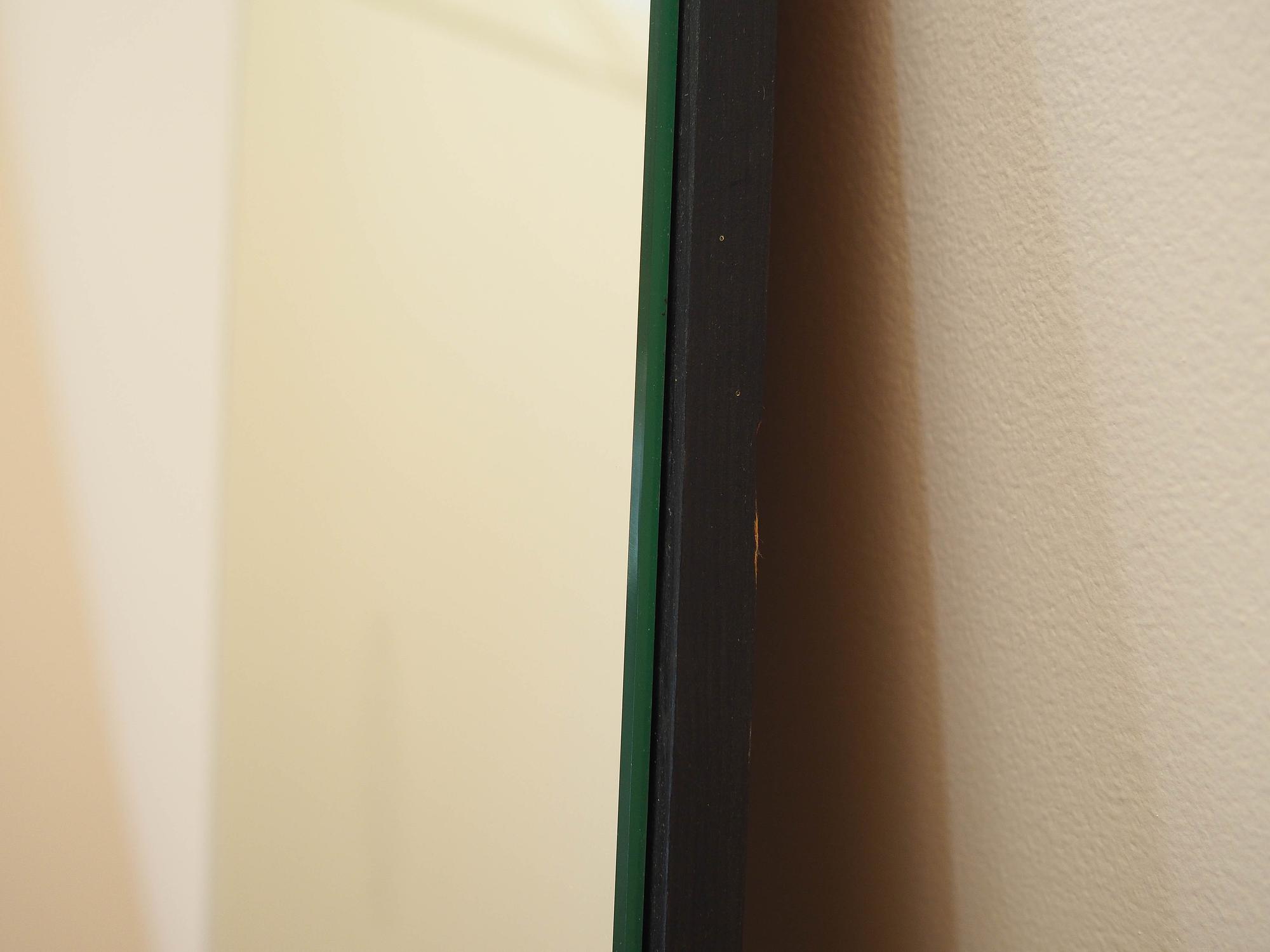 Mirror in wooden frame 1970s 8