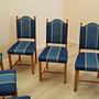 Set of six oak chairs 1960s 4
