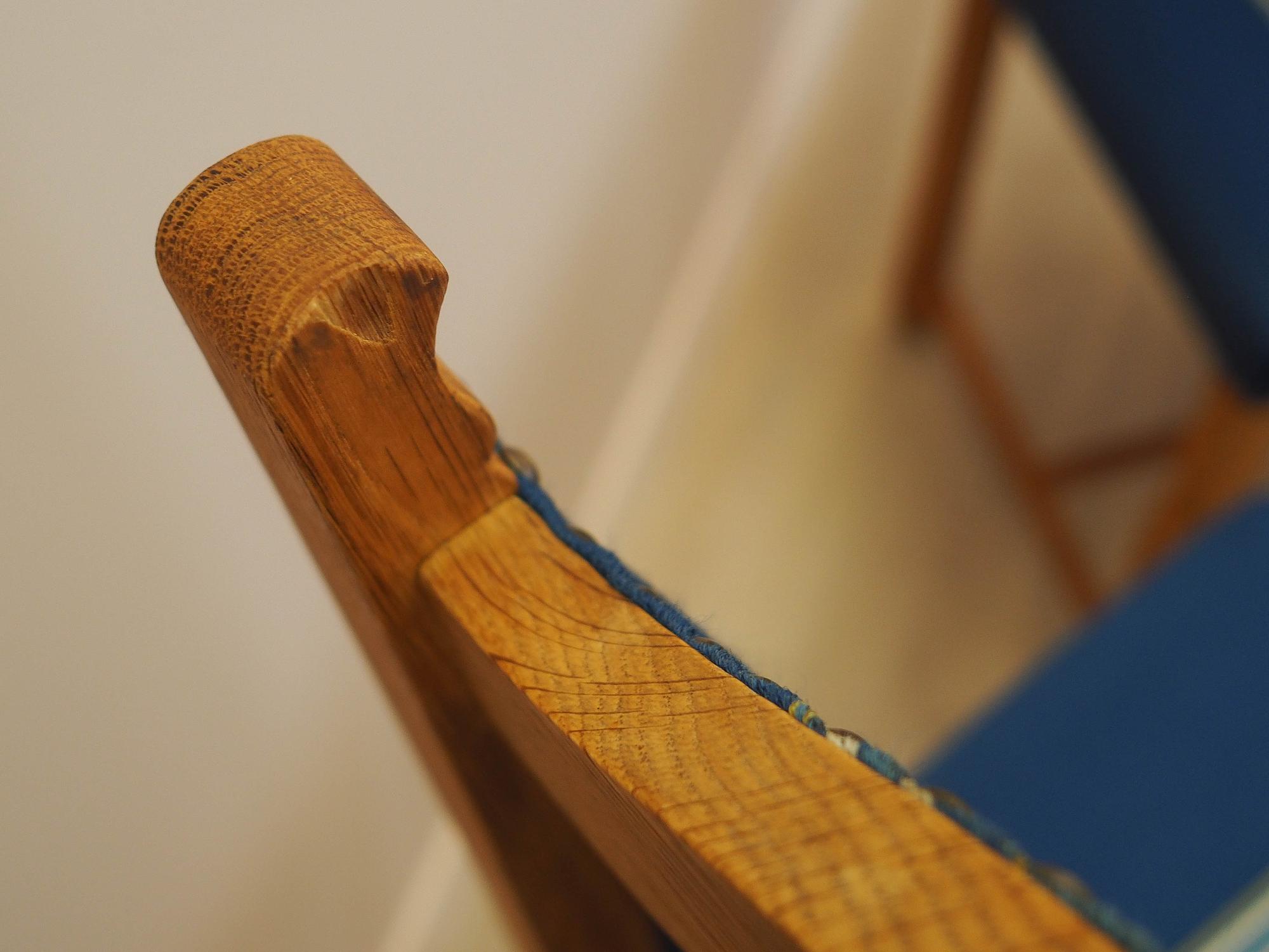 Set of six oak chairs 1960s 9