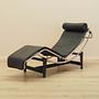 Leather chaise longue in LC4 style 1980s 1