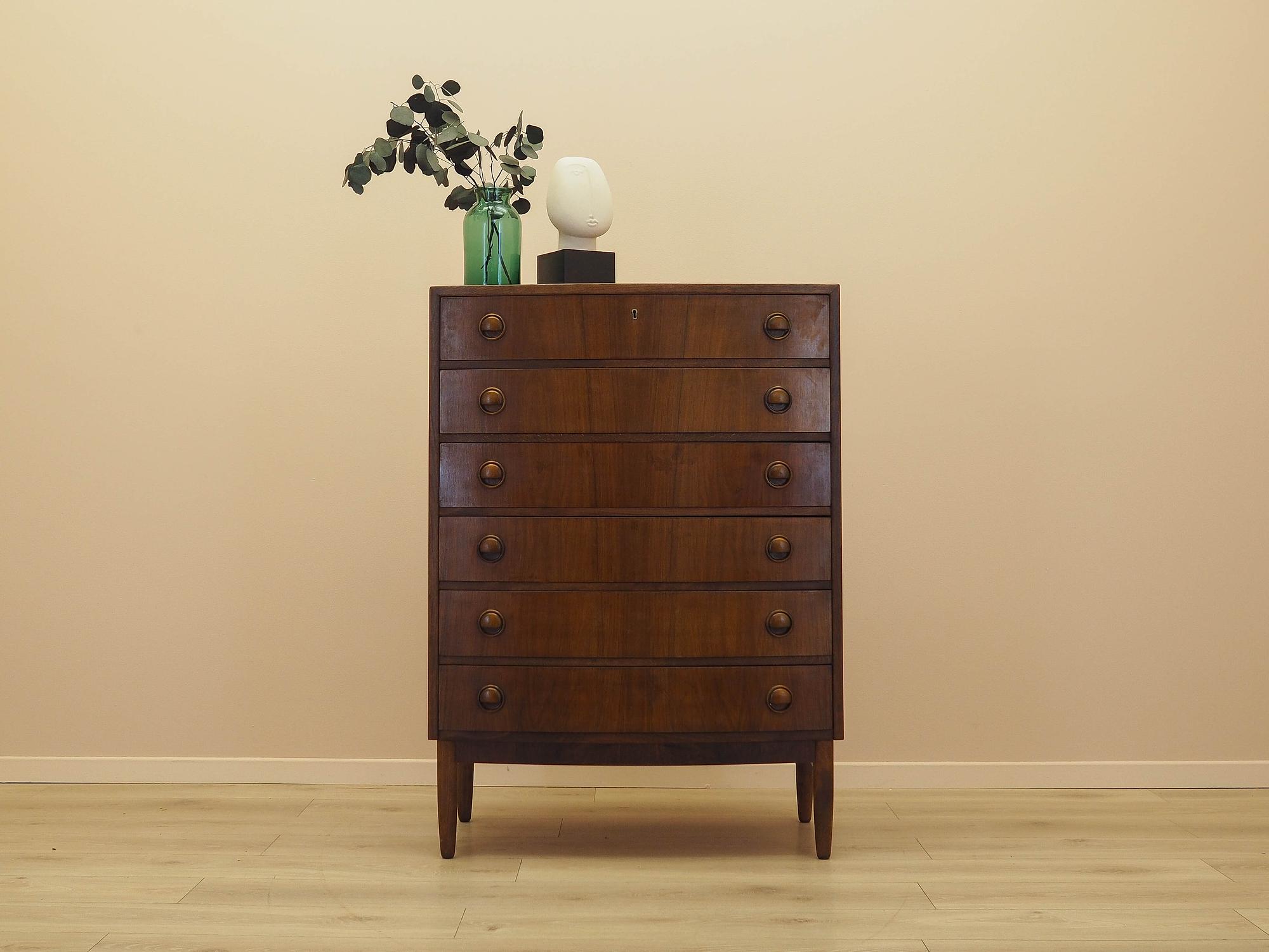 Walnut Chest of Drawers 1960s 1