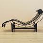 Leather chaise longue in LC4 style 1980s 2