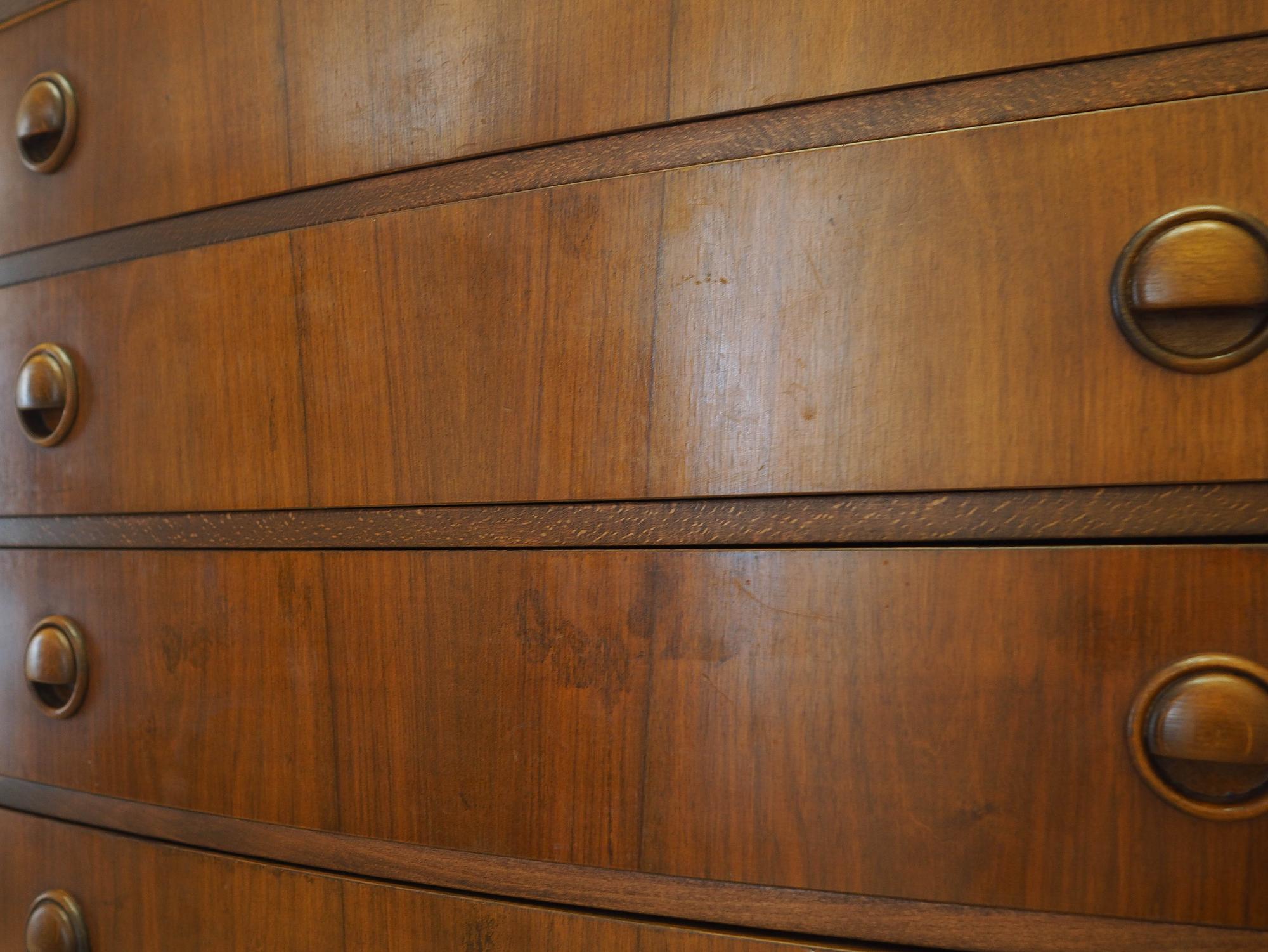 Walnut Chest of Drawers 1960s 10