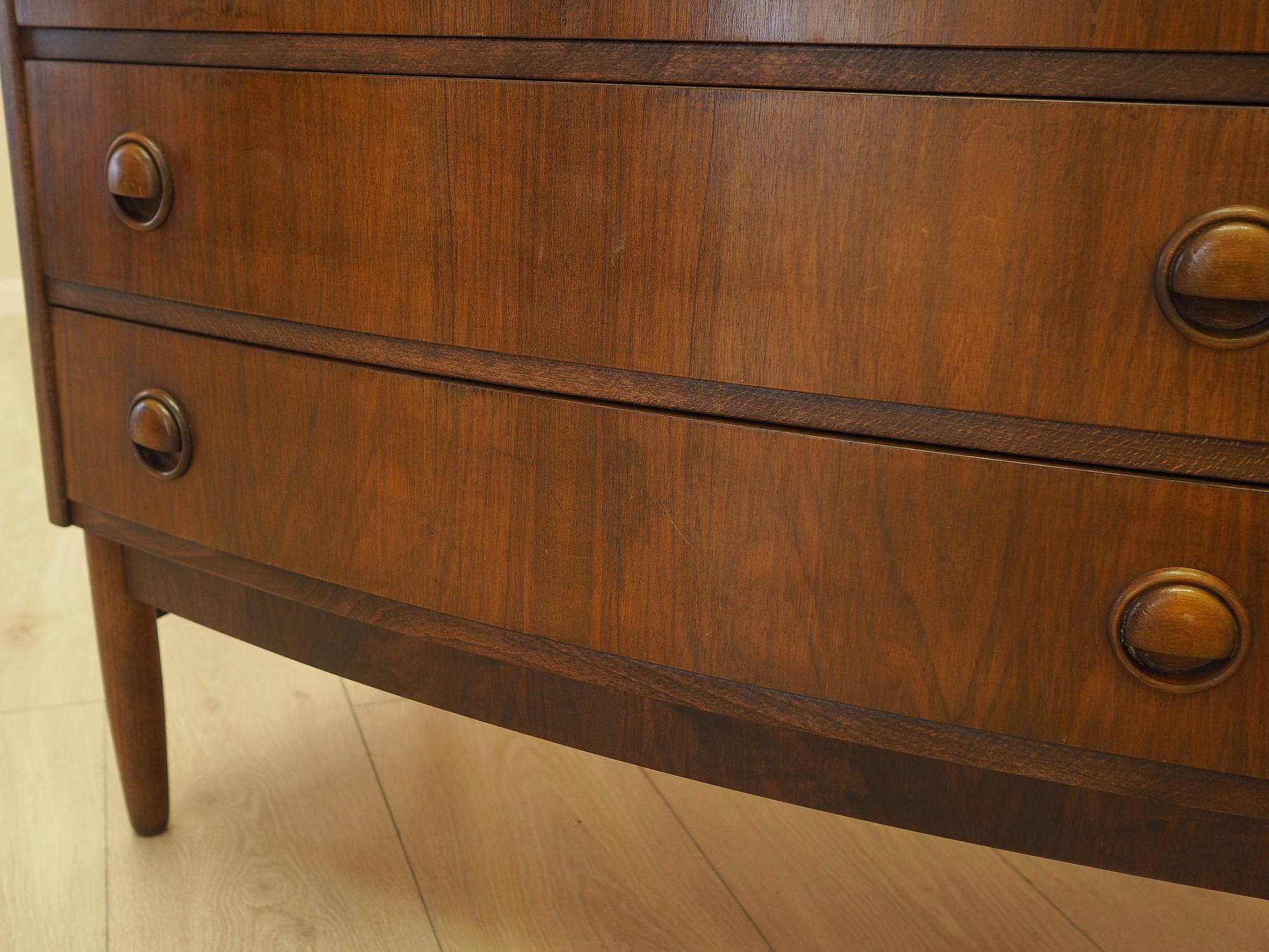 Walnut Chest of Drawers 1960s 8
