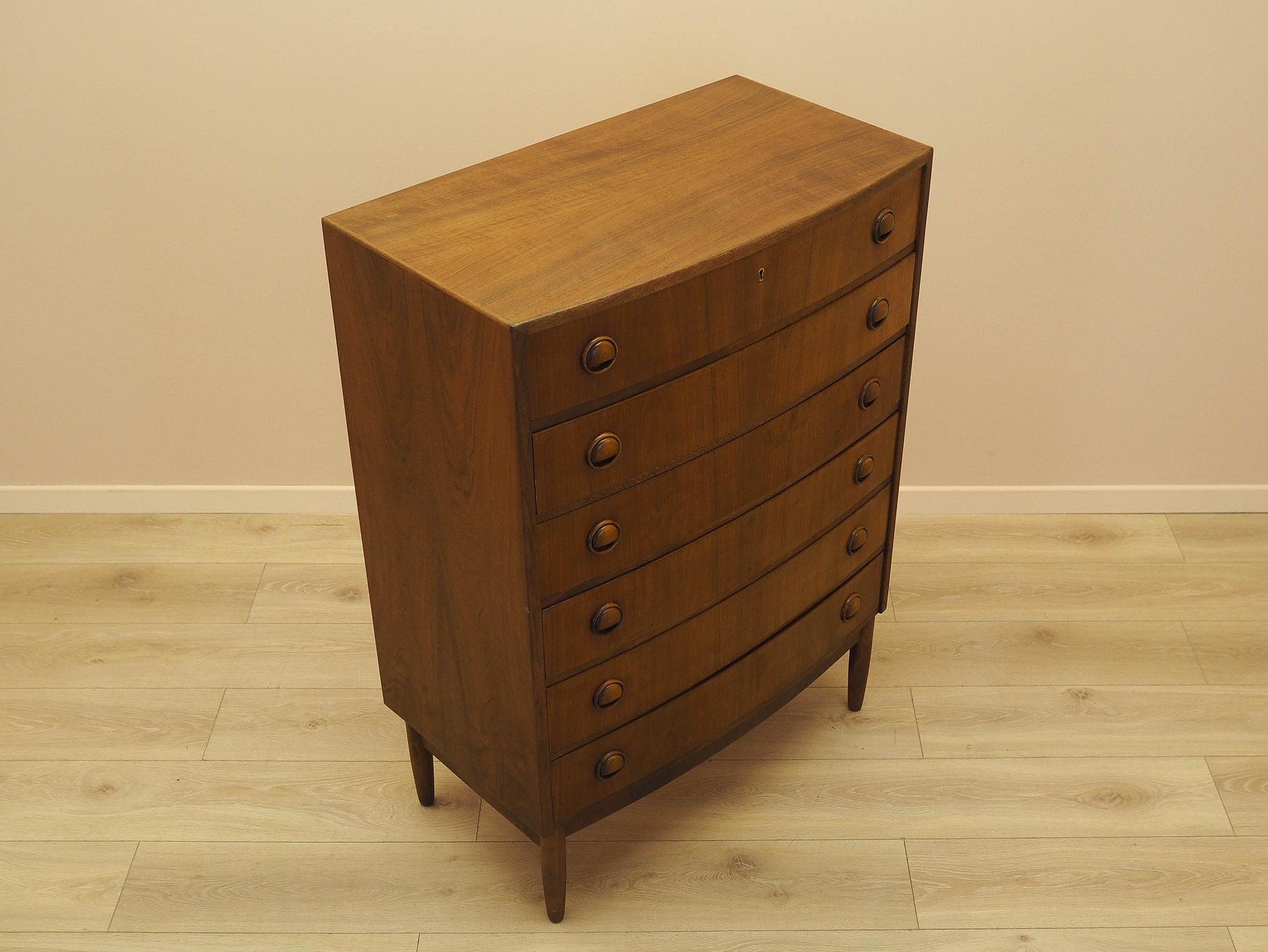 Walnut Chest of Drawers 1960s 5