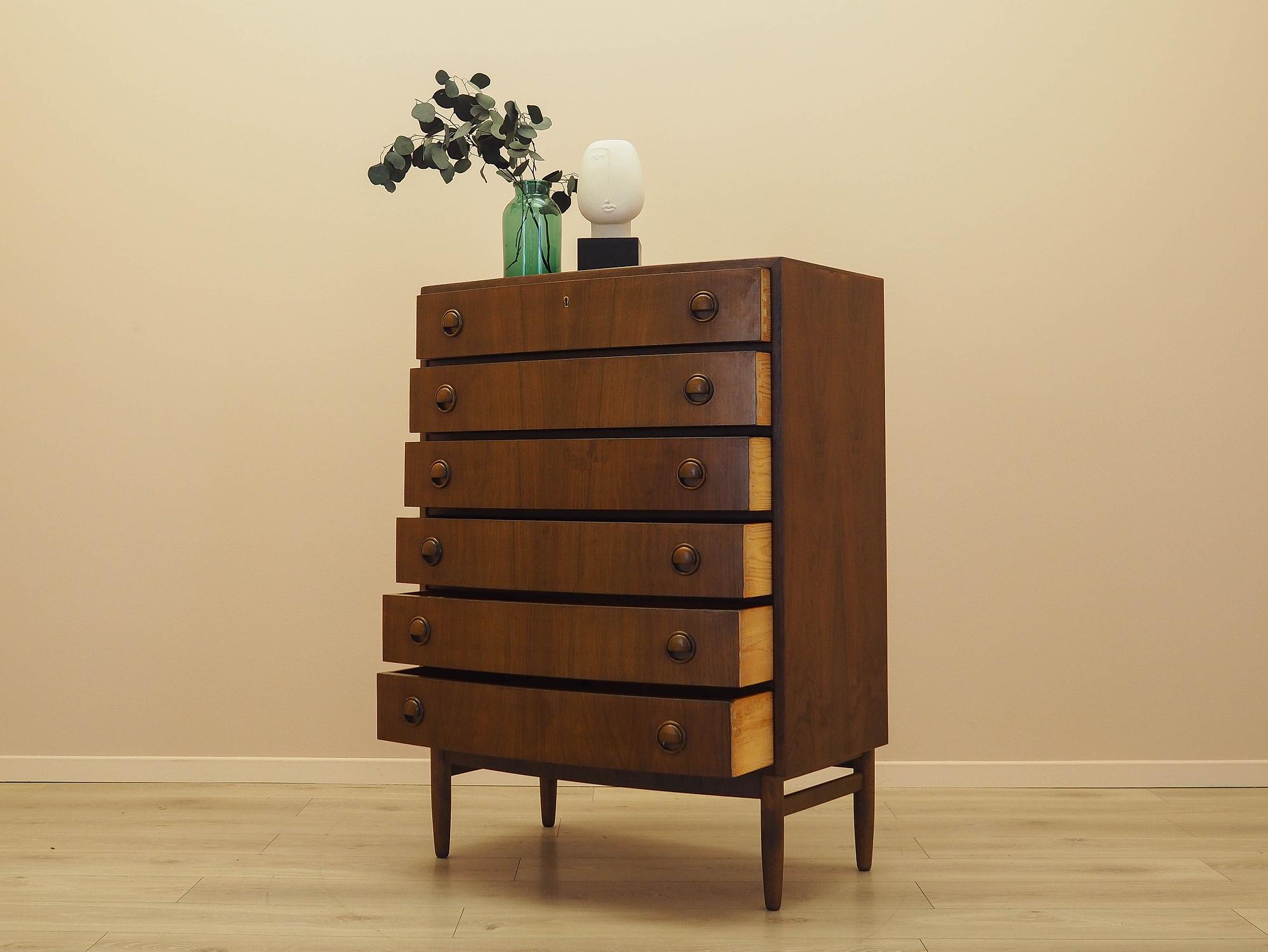 Walnut Chest of Drawers 1960s 3