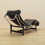 Leather chaise longue in LC4 style 1980s 5