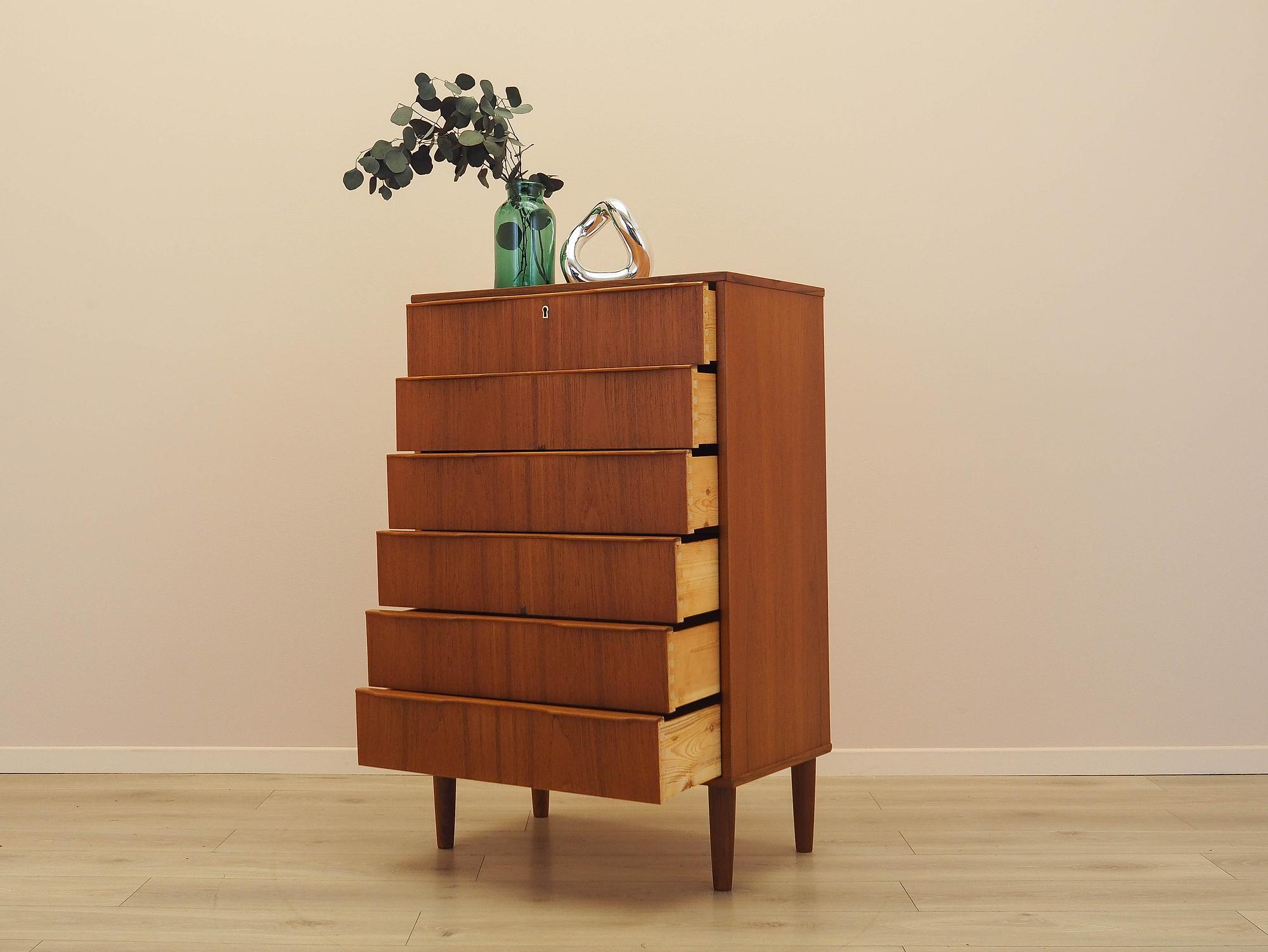 Teak Chest of Drawers 1970s 3