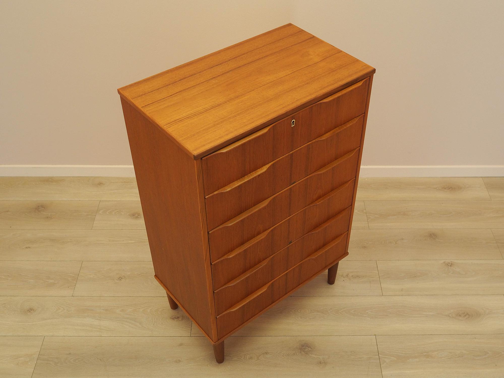 Teak Chest of Drawers 1970s 5
