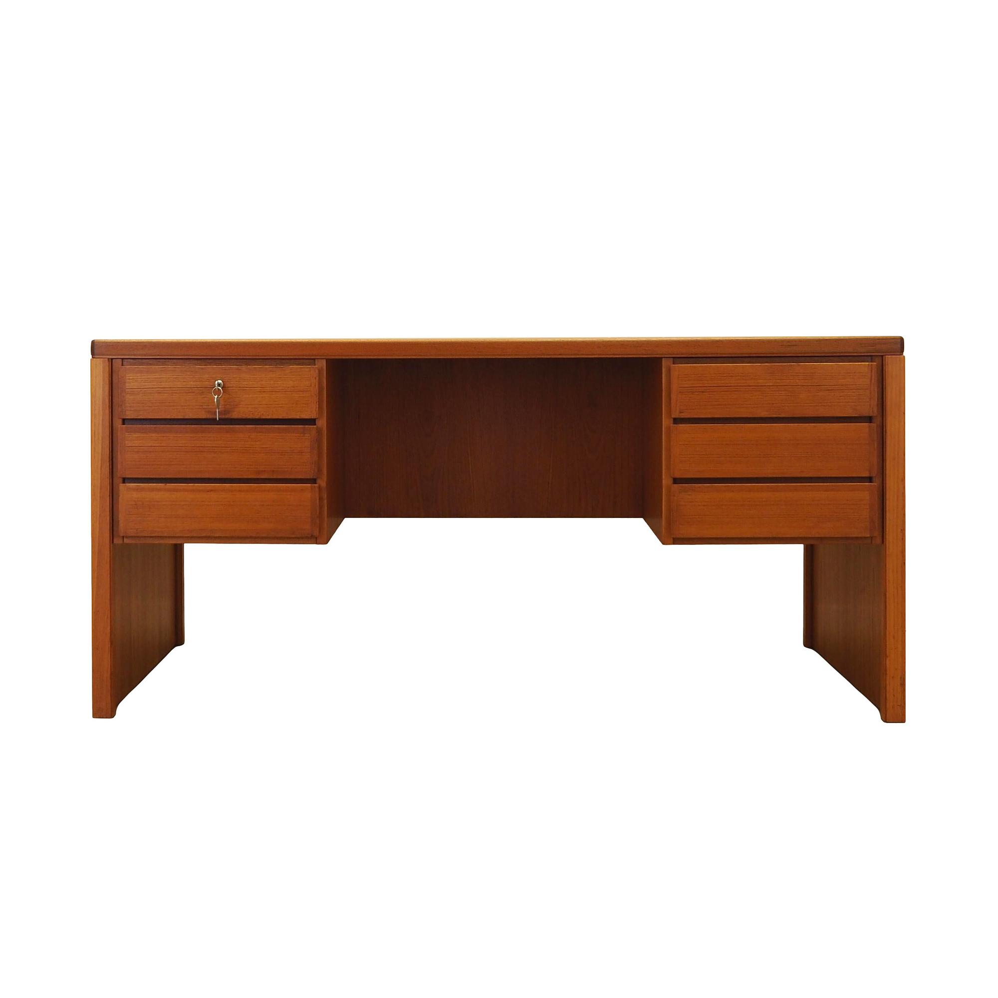 Teak desk 1970s 0