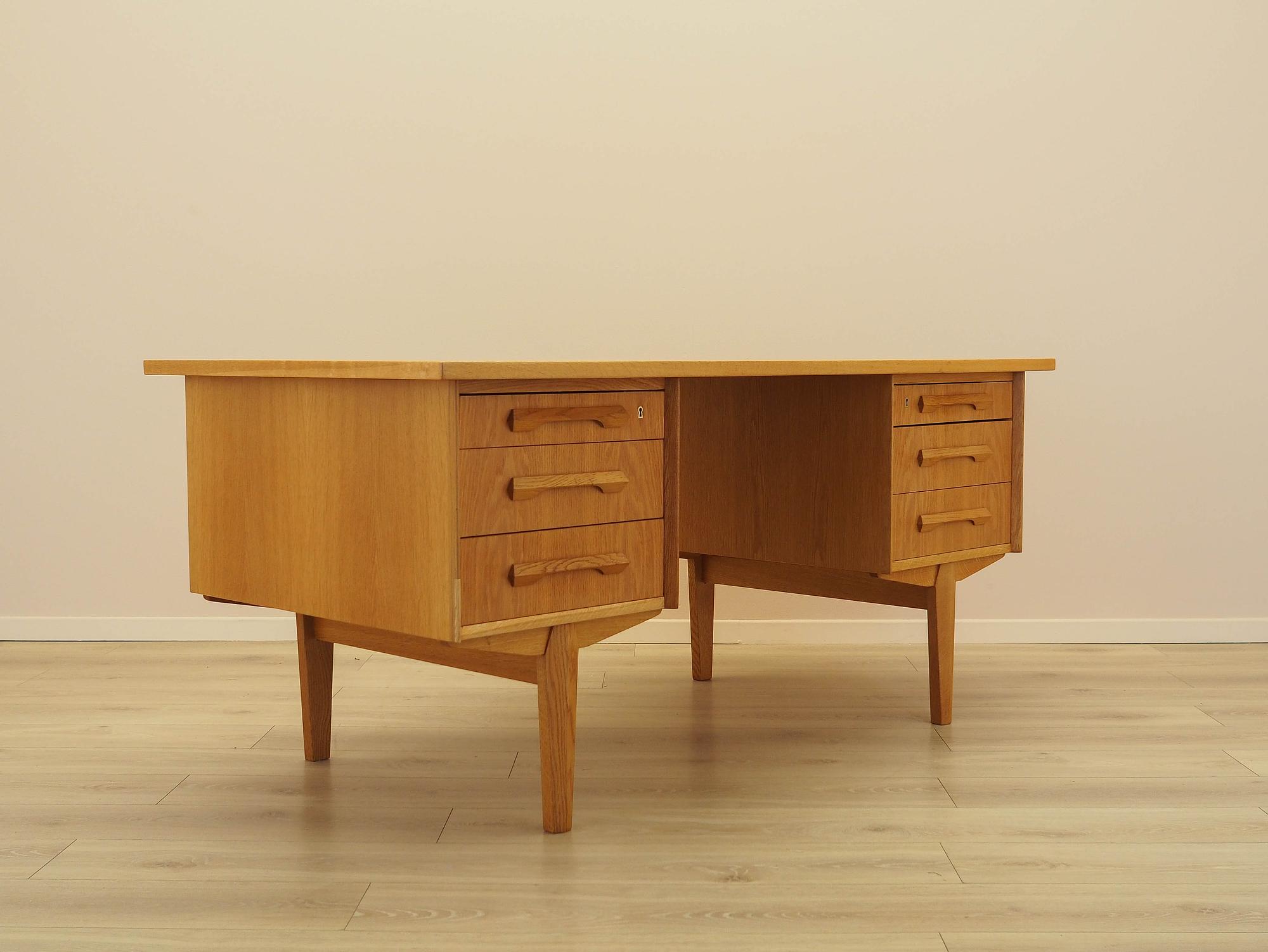 Oak desk 1960s 8