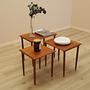 Set of teak side tables 1970s 4