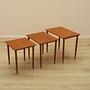 Set of teak side tables 1970s 2
