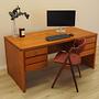 Teak desk 1970s 3