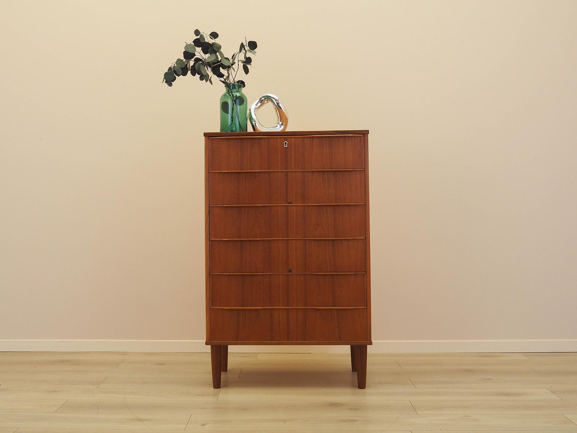 Teak Chest of Drawers 1970s 1