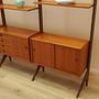 Modular teak shelving system 1960s 3