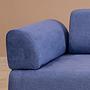 Infinity 3-seater sofa bed Blue 2