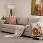 Aly Sofa Bed 3-Seater Beige 1